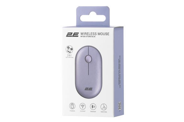 2E Миша MF300 Silent WL BT Stone blue (360069) 2E-MF300WBL фото