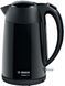 Электрочайник Bosch 1.7л, металл, черный (361471) TWK3P423