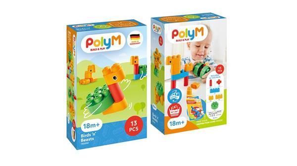 Конструктор PolyM Птахи та звірята 13 деталей (760002) dt_12933 фото