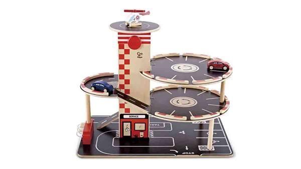 Деревянный автотрек Hape с паркингом и вертолетной площадкой (E3002) dt_12241 фото