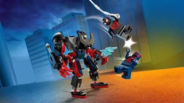 Конструктор LEGO Super Heroes Marvel Робот Майлза Моралеза vs. Человек-паук 2099 135 Деталей (76337) dt_186604 фото