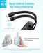Портативное зарядное устройство Anker - 20000 mAh 45W Built-In Dual USB-C Cables Black (7235835)