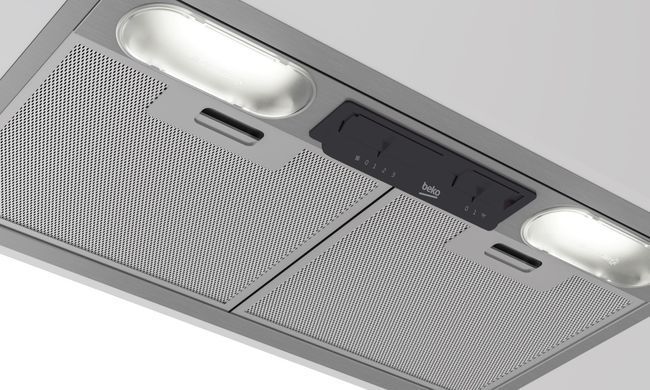 Beko Витяжка вбудована, 53см, 381м3ч, сірий (371202) HNU51311SH фото
