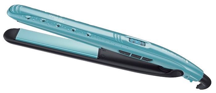 Remington Выпрямитель Wet 2 Straight, 47Вт, темп.режимов-10, 140-230С, дисплей, керамика, титан , бирюзовый S7300 фото