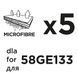 Мішки для пилососа з мікрофібри 58GE133 5 шт 58GE133-145