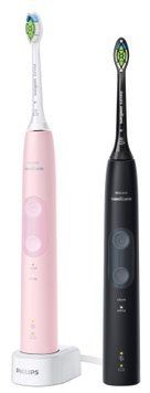 Зубна електрощітка PHILIPS HX6830/35 Sonicare ProtectiveClean 4500 Black+Pink