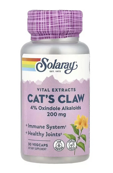 Котячий кіготь, Cat's Claw 200 mg - 30 vcaps