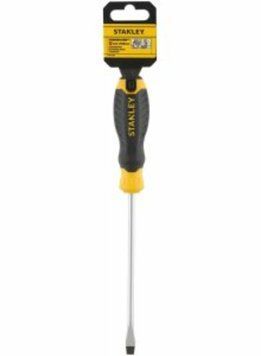 Отвертка плоская STANLEY "Cushion Grip" S/D FLARED: 6.5 X 150MM