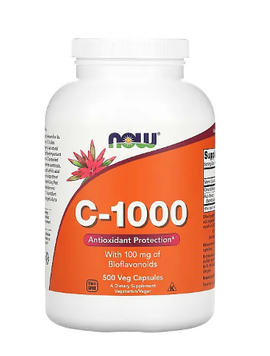 Вітамін C з біофлавоноїдами (Vitamin C) 1000 мг 500 капсул