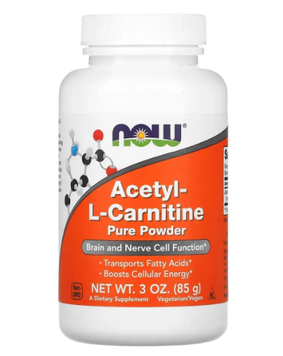 Ацетил-Л-карнітин Now Foods (Acetyl-L-Carnitine) 85 г