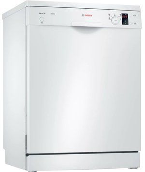 Bosch Окремо встановлювана посуд. машина SMS25AW01K - 60 см/12 компл/4 прогр/4 темп реж/білий (350637) SMS25AW01K фото