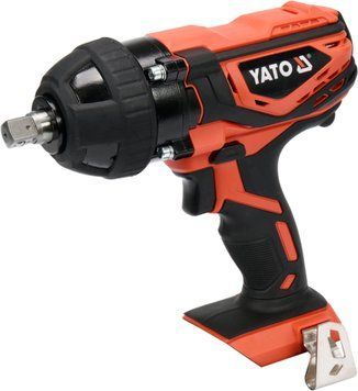 Гайковерт ударный аккумуляторный YATO: квадрат 1/2", 300Нм, Li-Ion 18В, +4 головки, (БЕЗ АККУМУЛЯТОРА) YT-82805 фото