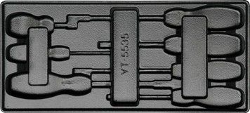 Вклад в инструментальный шкаф пустой YATO, для отверток YT-5535