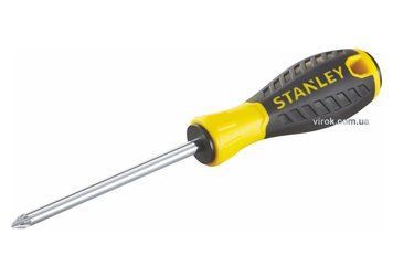 Отвертка крестовая STANLEY "Essential": "Pozidriv" PZ2 х 100 мм