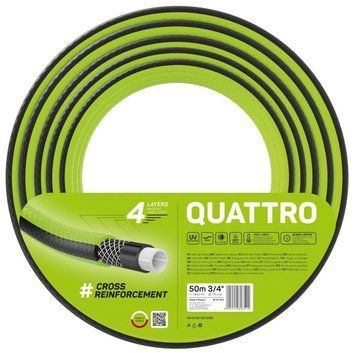 Шланг садовий Cellfast QUATTRO 3/4' 50м 4 шари до 20бар -10&hellip;+50&deg;C (360702) 10-073 фото