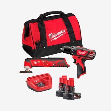 Набір інструментів акумуляторних MILWAUKEE, M12 BPP2D-402B 4933441250 фото