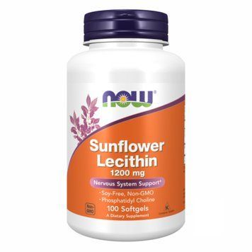 Лецитин Now Foods (Sunflower Lecithin) 1200 мг 100 капсул