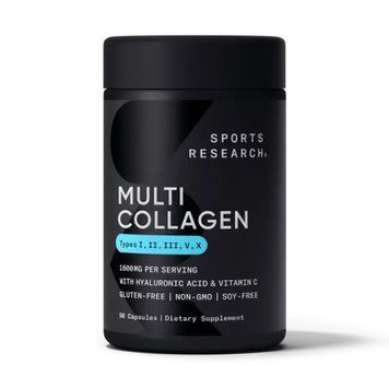 Мультиколлагеновый комплекс, Multi Collagen Complex, Sports Research, 90 капсул