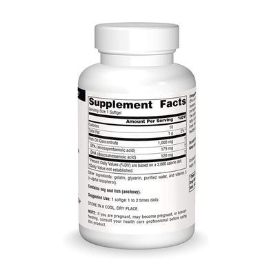 OmegaEPA&trade; Fish Oil 1000mg - 100 softgels Source Naturals