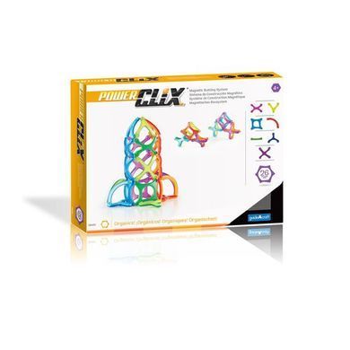 Магнітний конструктор Guidecraft PowerClix Organics, 26 деталей (G9430) dt_1284 фото