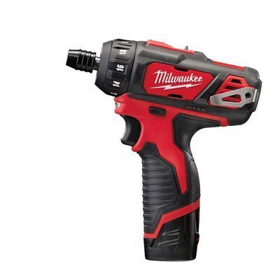 Шуруповерт аккумуляторный 1/4'' HEX MILWAUKEE, M12 BD-0 (каркас, клипса для ремня, картонная упаковка) 4933441910 фото