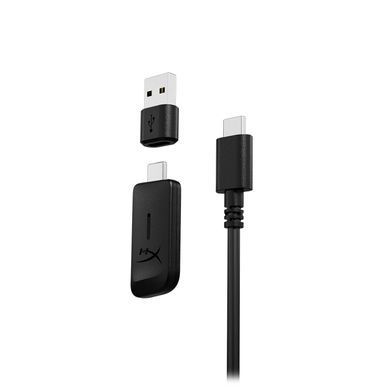 Гарнітура ігрова HyperX Cloud III S, WL/USB-A/USB-C, чорний (393127) A59YZAA фото