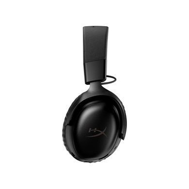 Гарнітура ігрова HyperX Cloud III S, WL/USB-A/USB-C, чорний (393127) A59YZAA фото