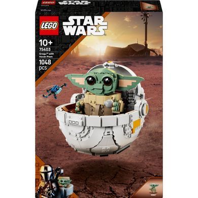 Конструктор LEGO Star Wars Ґроґу в повітряній колисці (390128)