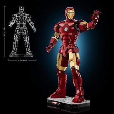 Конструктор LEGO Super Heroes Marvel Залізна Людина в броні Mark 3. Колекційний набір 1297 Деталей (76344) dt_186609 фото