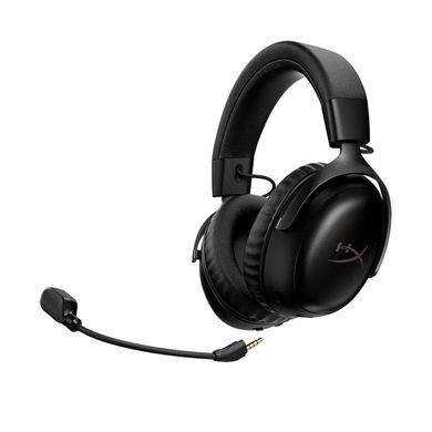 Гарнітура ігрова HyperX Cloud III S, WL/USB-A/USB-C, чорний (393127) A59YZAA фото