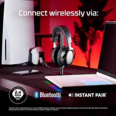 Гарнітура ігрова HyperX Cloud III S, WL/USB-A/USB-C, чорний (393127) A59YZAA фото