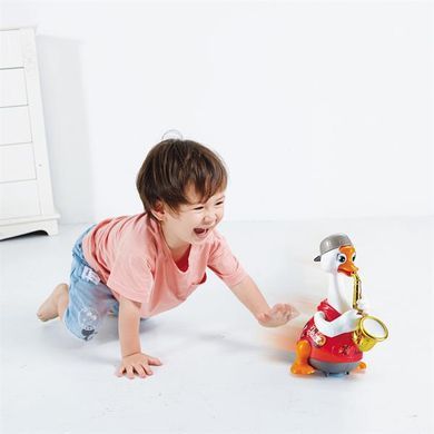 Музична іграшка Hola Toys Гусак-саксофоніст червоний (6111-red) dt_13600 фото