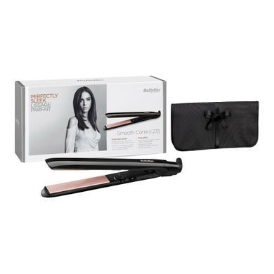 Випрямляч Babyliss Smooth Control, 49Вт, темп.режимів-13, 170-235C, кераміка, чорний (393084) ST298E фото