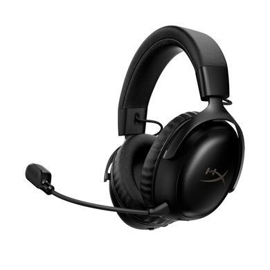 Гарнітура ігрова HyperX Cloud III S, WL/USB-A/USB-C, чорний (393127) A59YZAA фото