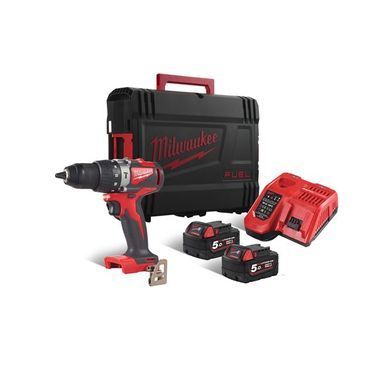 Дриль-шурупокрут з ударом акумуляторний MILWAUKEE, M18 BLPD2-502X 4933464517 фото