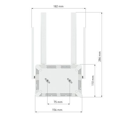 Інтернет-центр WIFI AC1200, 4хGigabit, USB 2.0 KEENETIC Skipper (KN-1912)