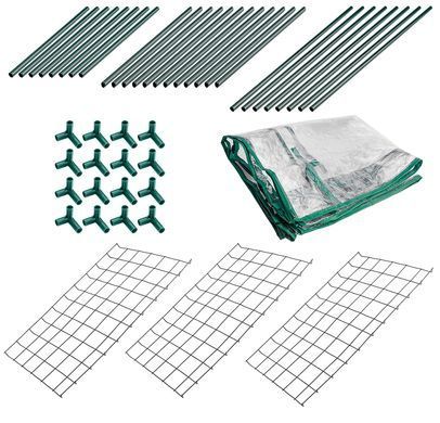 Парник Neo Tools 15-910, розбірний, 3 полиці, металева конструкція 15-910 фото