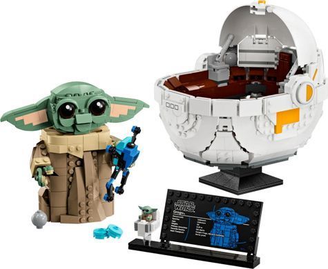Конструктор LEGO Star Wars Ґроґу в повітряній колисці (390128)