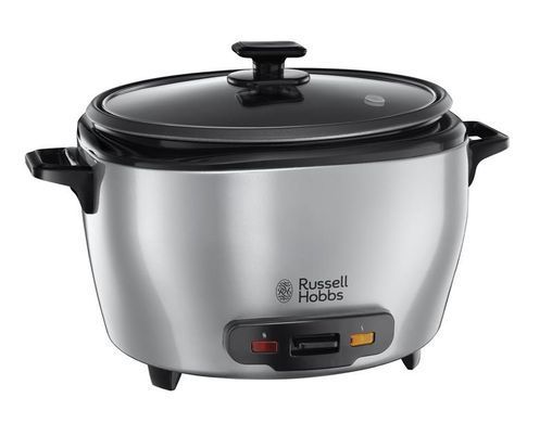 Рисоварка Russell Hobbs MaxiCook, 1000Вт, чаша-5л, електронне керув., нерж. сталь, чорний 23570-56 фото