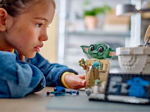 Конструктор LEGO Star Wars Ґроґу в повітряній колисці (390128)