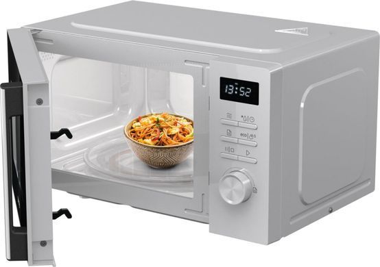 Мікрохвильова піч Gorenje, 20л, електр. керув., 800Вт, дисплей, білий (375228) MO20A3WH фото
