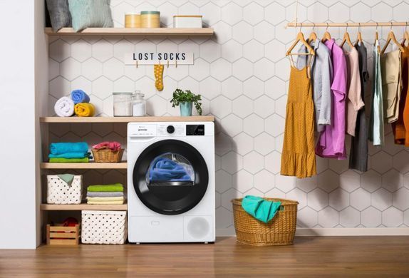 Gorenje Сушильная машина конденсационная, 8кг, A+++, 60см, дисплей, Wi-Fi, белый DPNE83GNLWIFI фото
