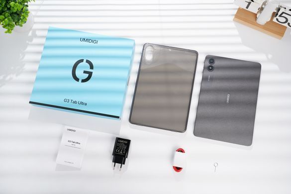 UMIDIGI Планшет G3 Tab Ultra (MT13) 10.1" 8ГБ, 128ГБ, LTE, 6000мА&middot;год, Android, сірий (375595) 6973553523873 фото