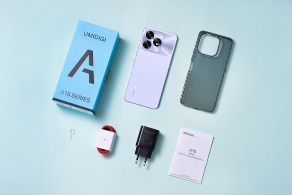 UMIDIGI Смартфон A15 (MP33) 6.7" 8/256ГБ, 2SIM, 5000мА&middot;год, фіолетовий (373703) 6973553523125 фото