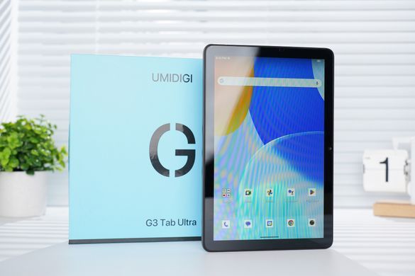 UMIDIGI Планшет G3 Tab Ultra (MT13) 10.1" 8ГБ, 128ГБ, LTE, 6000мА&middot;год, Android, сірий (375595) 6973553523873 фото
