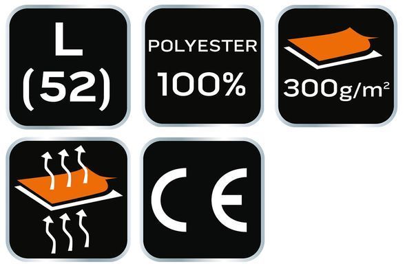 Флісова толстовка Neo Tools 81-502 темно-синя, 100% поліестер, кишені на блискавці L