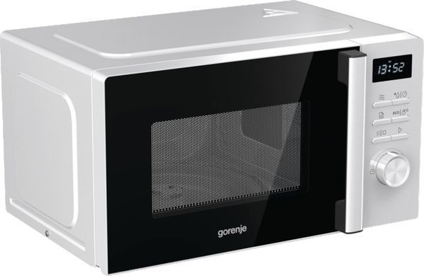 Мікрохвильова піч Gorenje, 20л, електр. керув., 800Вт, дисплей, білий (375228) MO20A3WH фото