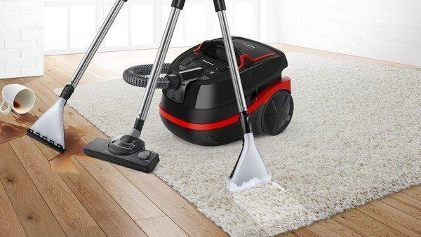 Bosch Пилосос миючий, 2100Вт, 2.5л, вода -5л, НЕРА13, турбощітка, чорний (358420) BWD421POW фото