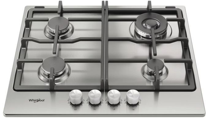 Whirlpool Варильна поверхня газова, 60см, чавун TKRL661IXEU (361535) TKRL661IXEU фото