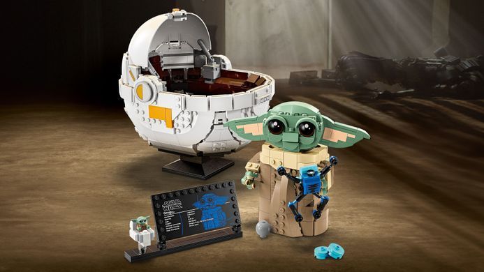 Конструктор LEGO Star Wars Ґроґу в повітряній колисці (390128)